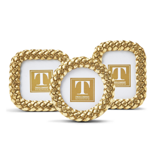 Braided Pattern Photo Frame