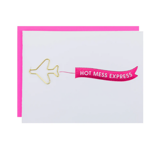 Everything Is Going To Be Alright - Paper Clip Letterpress Card