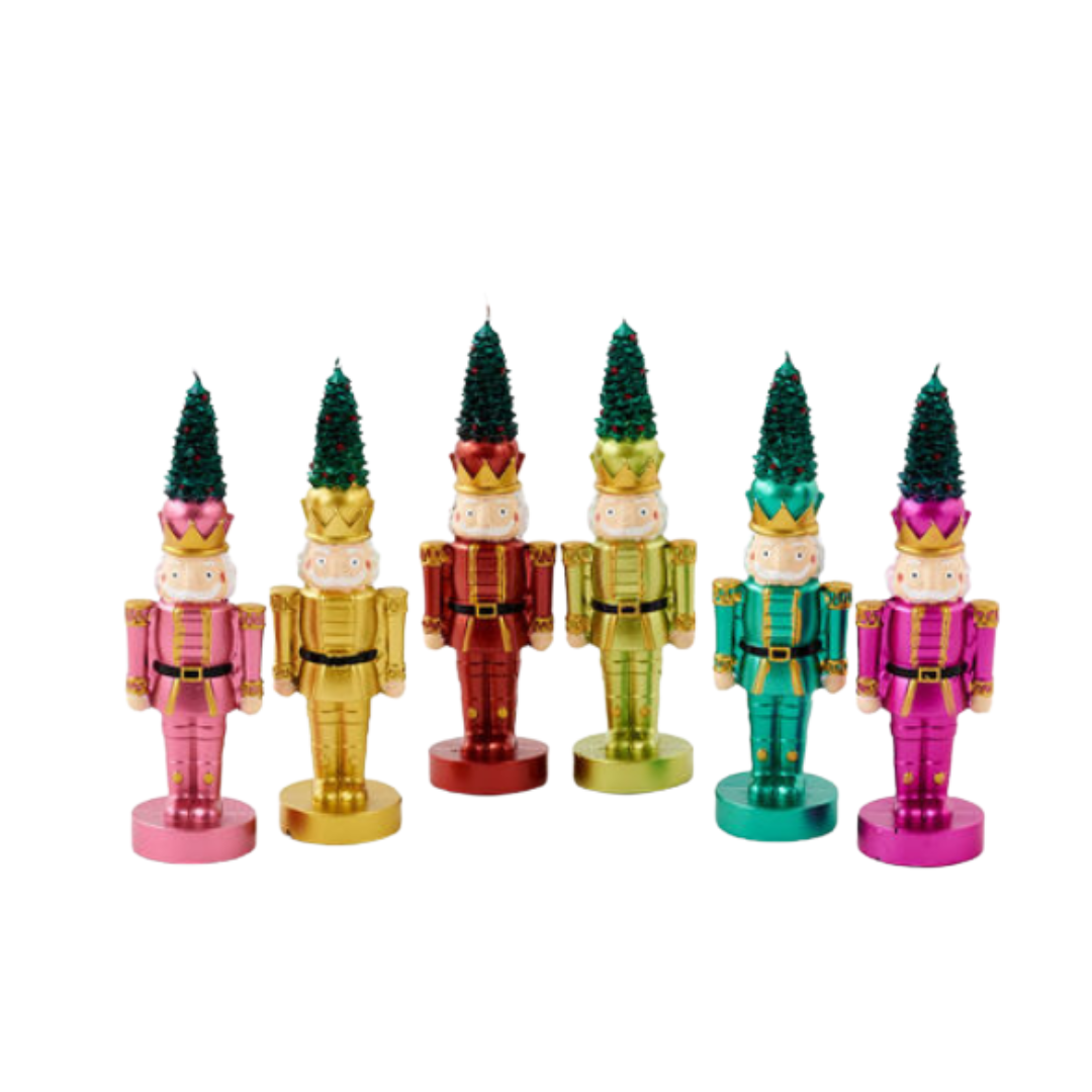 Nutcracker w/Tree Candle