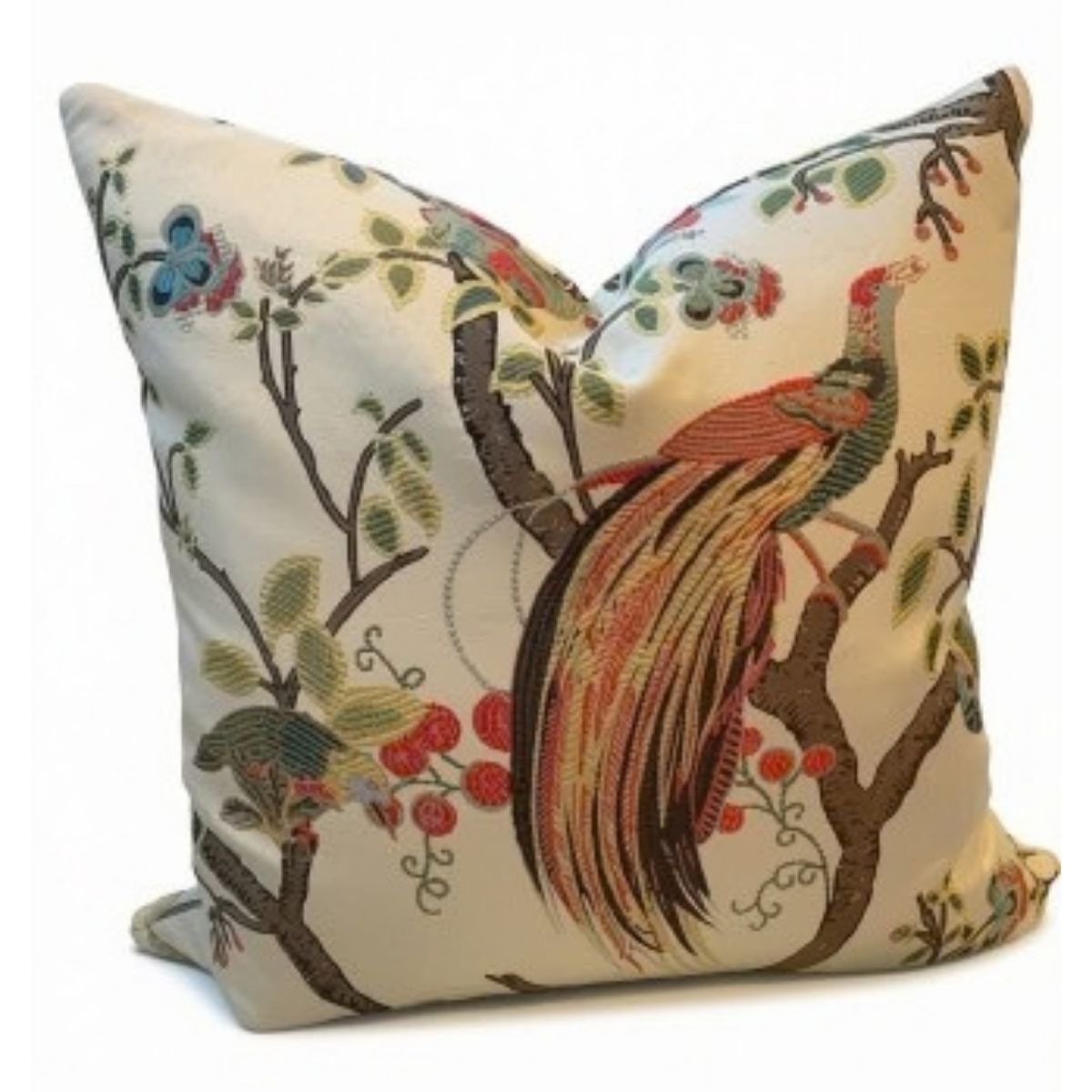 Lottie Floral Pillow with Feather Insert 