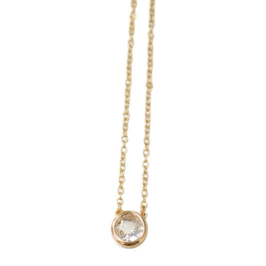 Danity Round Jewel Necklace