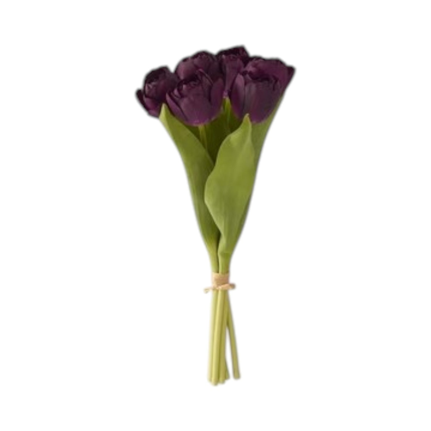 Dark Purple Real Touch Tulip Bundle