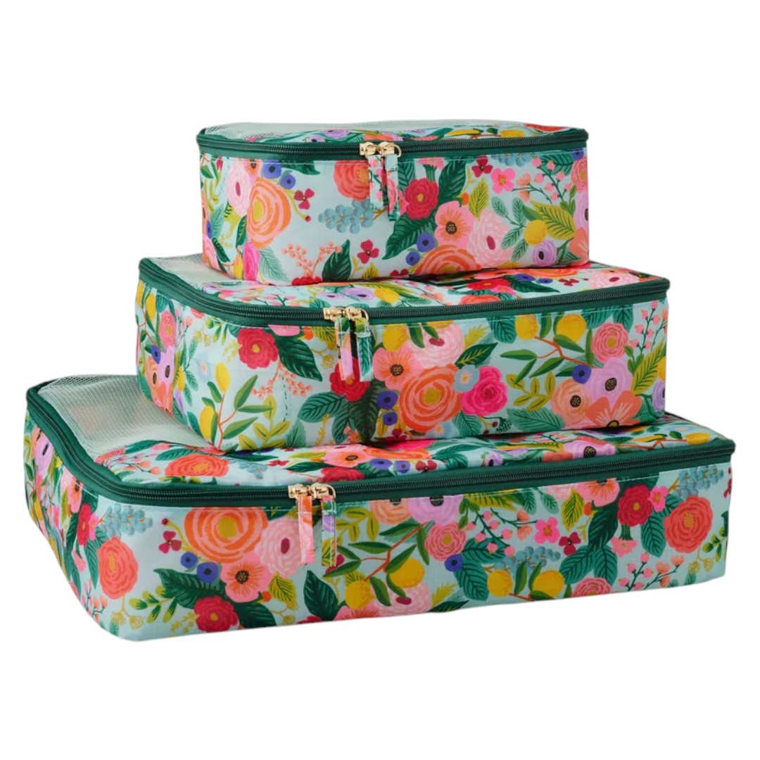 Garden Party Packing Cube + Laundry Bag Set