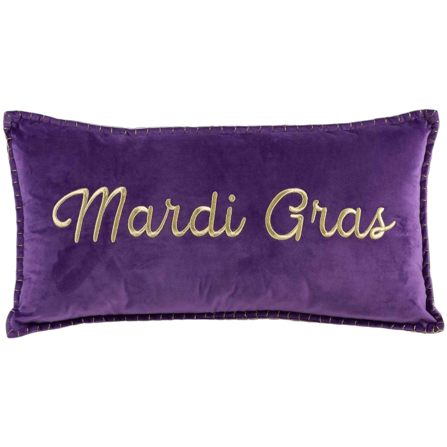 Royal Mardi Gras Lumbar Pillow