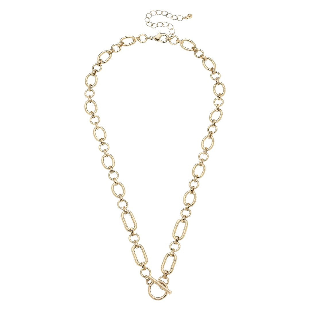 Sasha Toggle Charm Necklace