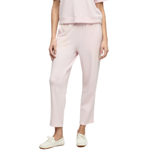 Brushed Fleece Seamed Ankle Pant