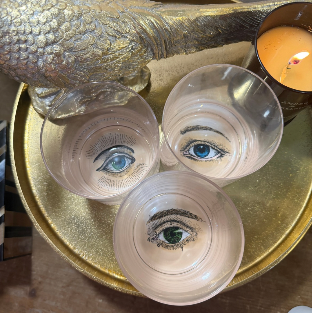 Lover's Eye Double Old Fashioned Glasses