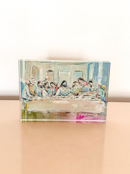 The Last Supper Acrylic Block