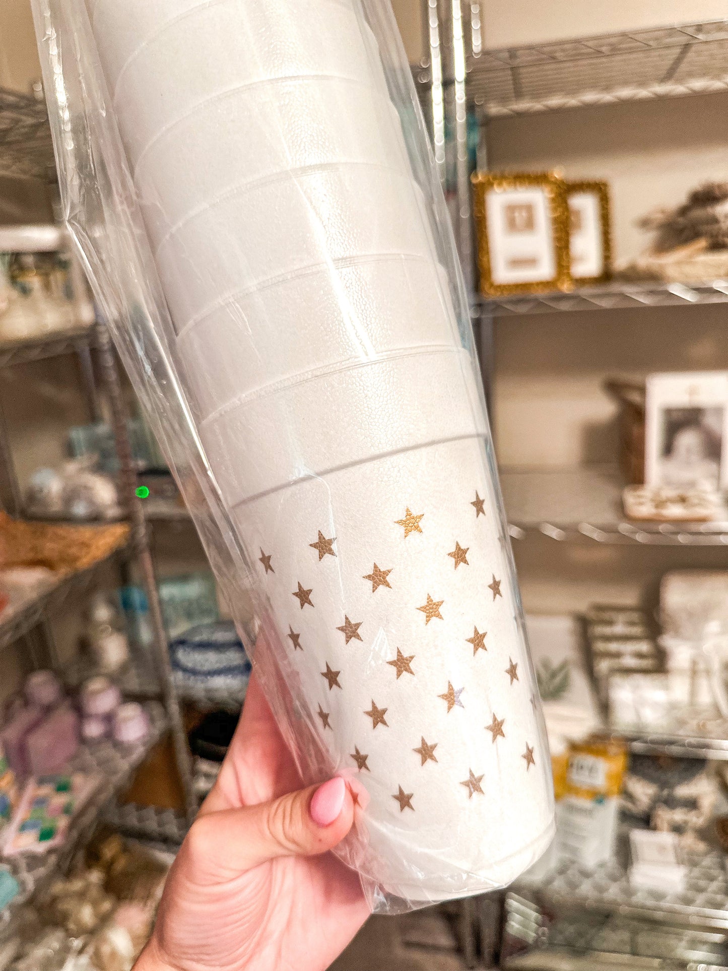 Star Styrofoam Cups