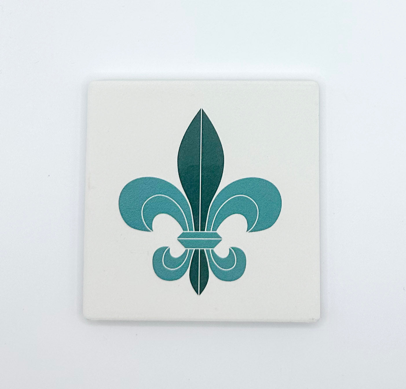 Louisiana Ceramic Coasters - Blue & White (set of 2)