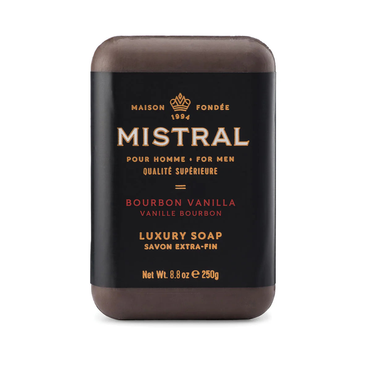 Bourbon Vanilla Mens Bar Soap