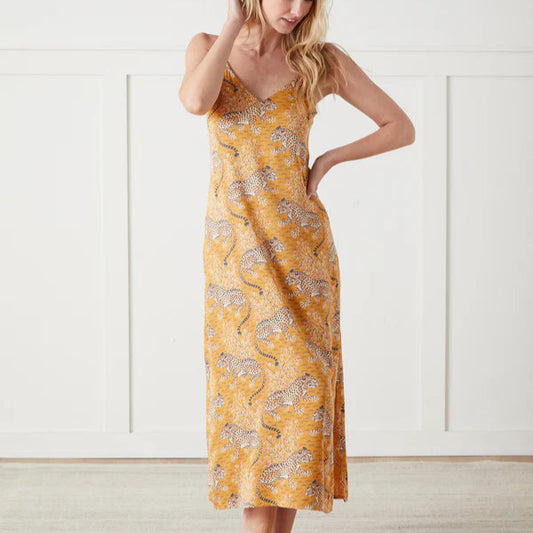 Satin Chic Dress in Bagheera