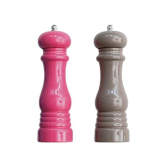 Enameled Rubberwood Salt/Pepper Mill