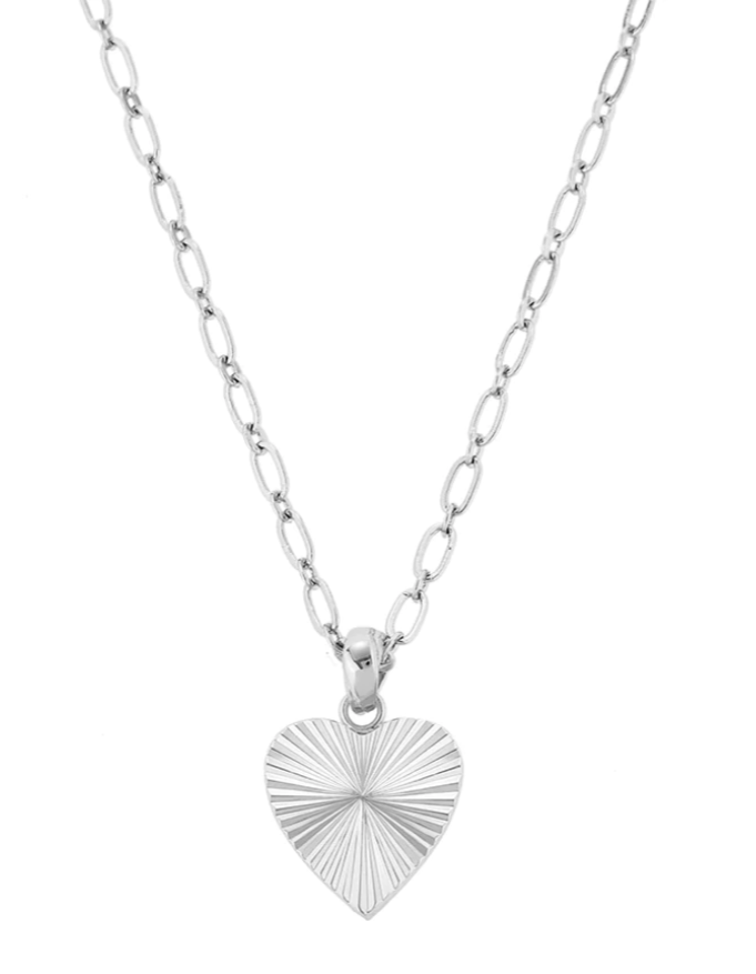 Adorned Heart Charm Necklace