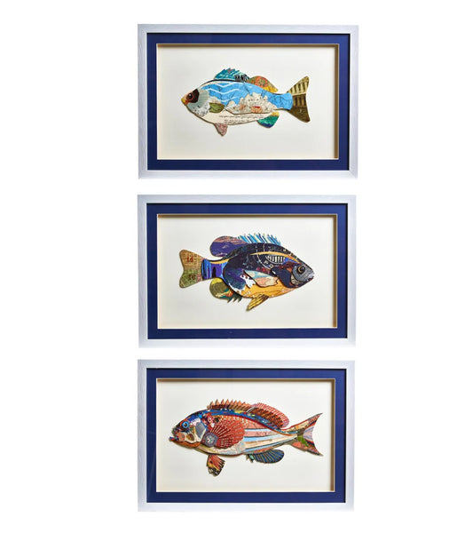 Fish Collage Wall Art