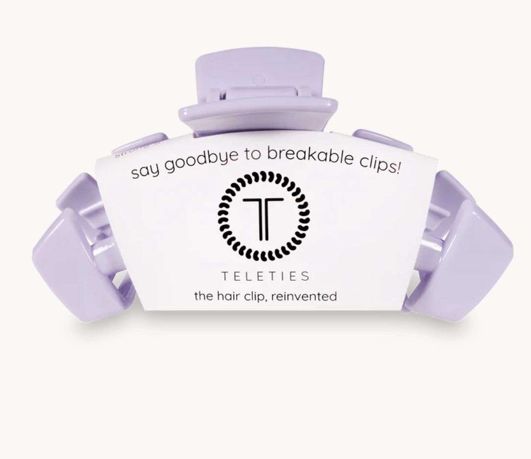 Teleties Classic Lilac Hair Clip