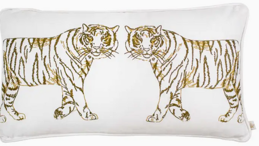 Tiger Walk Lumbar Pillow