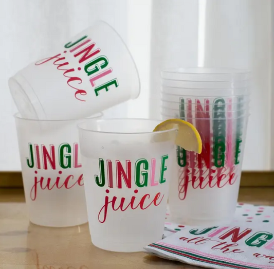 Jingle Juice Party Cups 16oz S/10