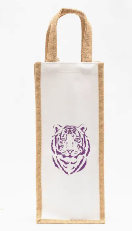 Easy Tiger Wine Bag White/Purple