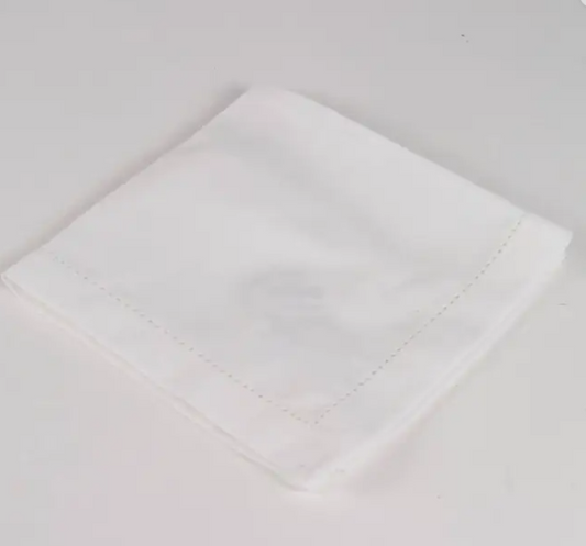 Hemstitch Napkin 18x18 white