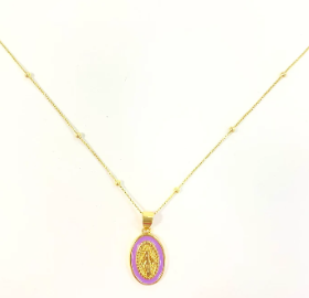 Saving Grace Necklace Lavendar