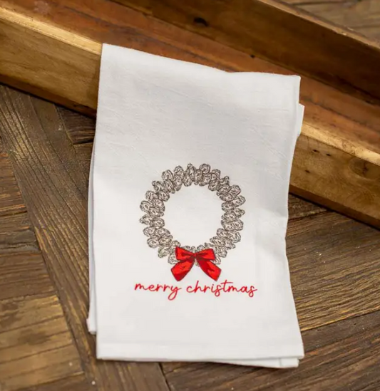 Oyster Wreath Hand Towel