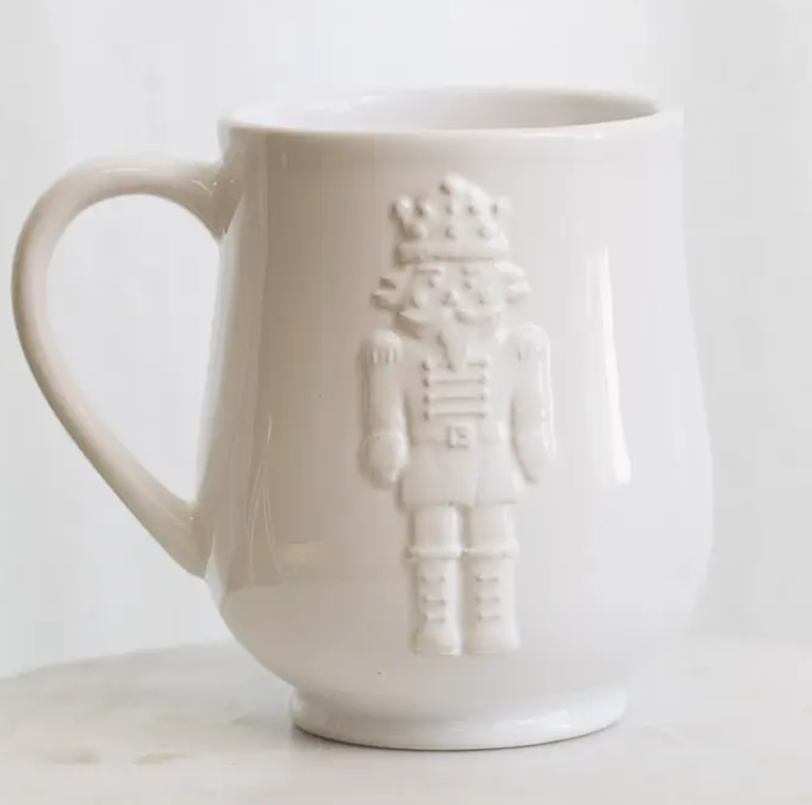 Royal Nutcracker Embossed Coffee Mug