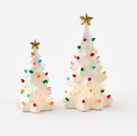 Lighted Christmas Tree Porcelain