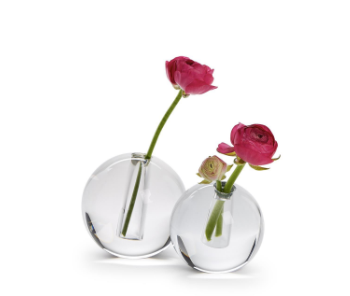 Perfect Circles Crystal Vase