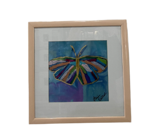 Rainbow Butterfly 13x13