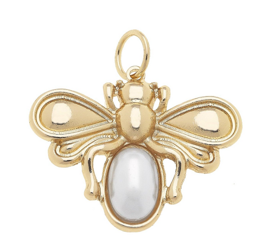 Pearl Bumble Bee Charm