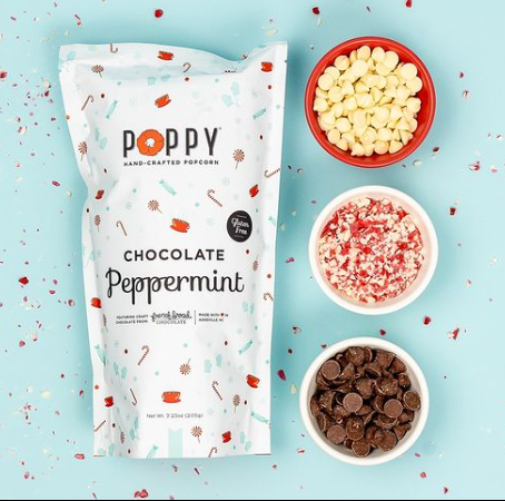 Chocolate Peppermint Popcorn