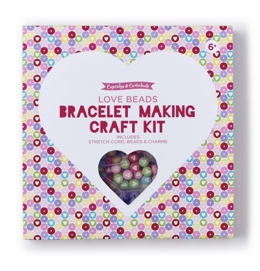 Love Beads Bracelet Craft Kit in Heart Storage Container