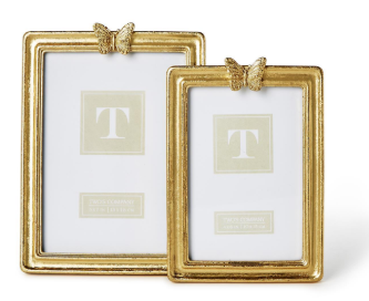Golden Butterfly Photo Frame