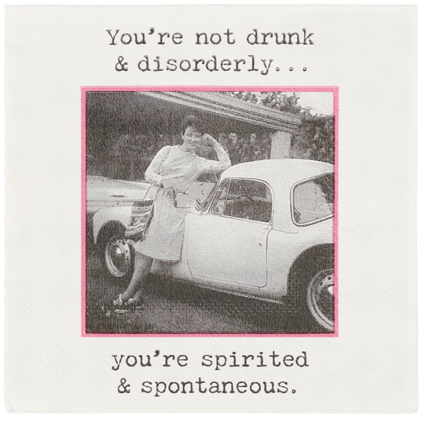 Spirited Beverage Napkin