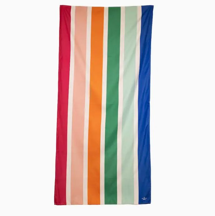 Summer Oasis Beach Towel White/Multi