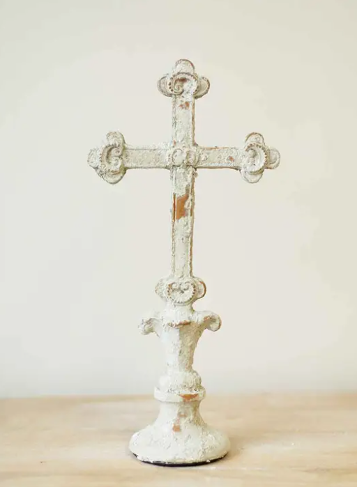 San Marco Cross Antique Cream 11.5"