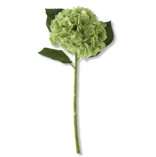 Green Real Touch Hydrangea Spray