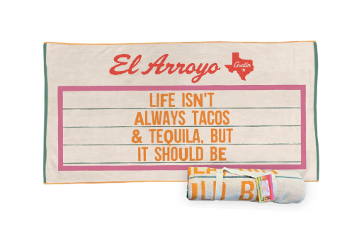 Tacos & Tequila Beach Towel