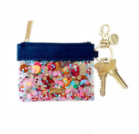 Essentials Confetti Mini Wallet Keychain
