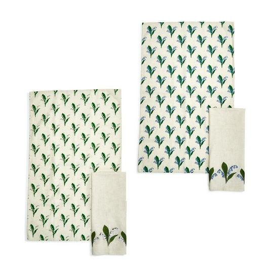 Lily of the Valley Set of 2 Dish Towels