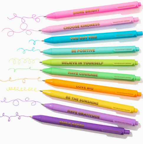 Motivational Gel Pen Set