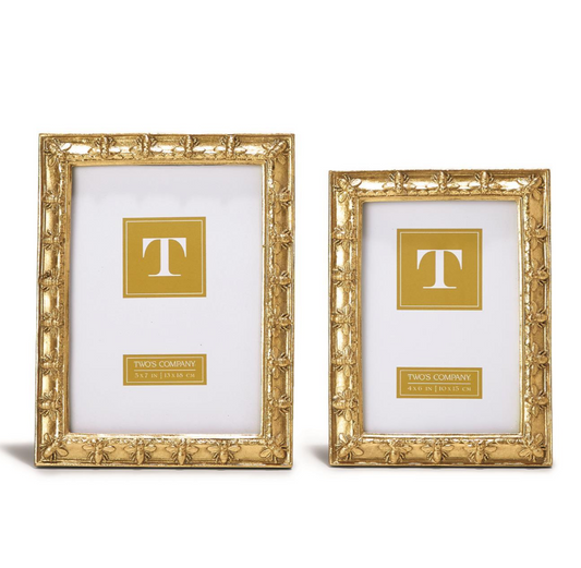 Gold Bee Photo Frame