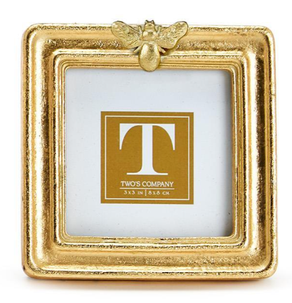 Gold Bee Gold Leaf Photo Frames