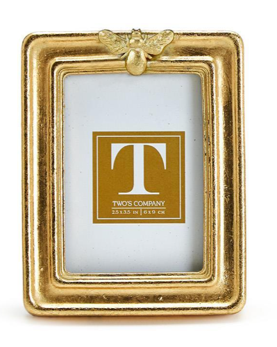 Gold Bee Gold Leaf Photo Frames