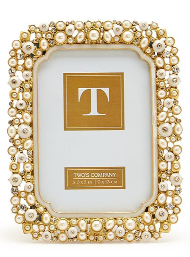 Pearl & Rhinestone Photo Frames