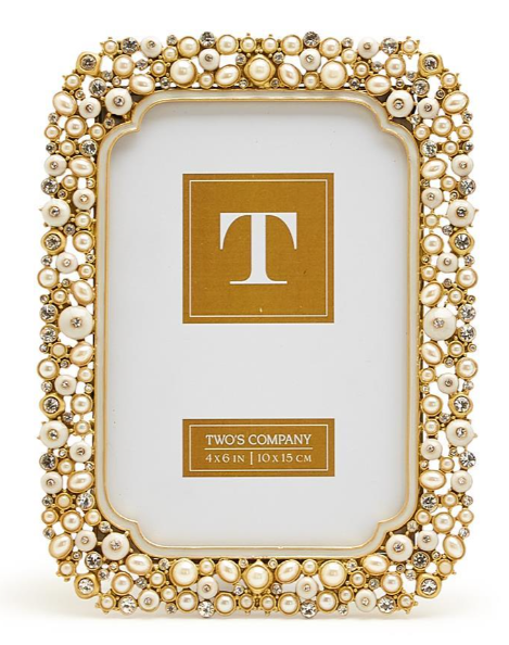 Pearl & Rhinestone Photo Frames