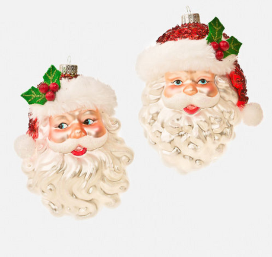 Santa Head Ornament