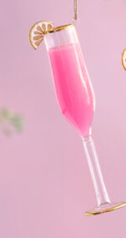 Champagne Cocktail Ornament