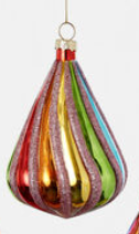 Rainbow Drop Ball Ornaments